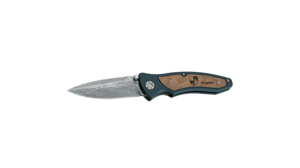 Boker USA Tirpitz Damascus Folding Knife 110190DAM