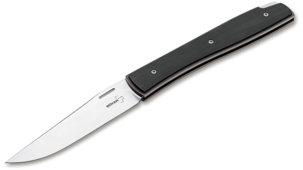 Boker USA Urban Trapper Backlock G10 Knife, Black, Small, 01BO786