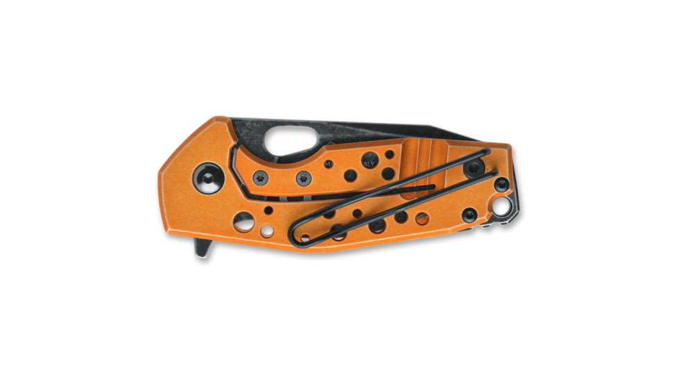 Fox Vox Suru Folding Knife, 2.3in, M390, Carbon Fibre, Orange, FX-526 ALO