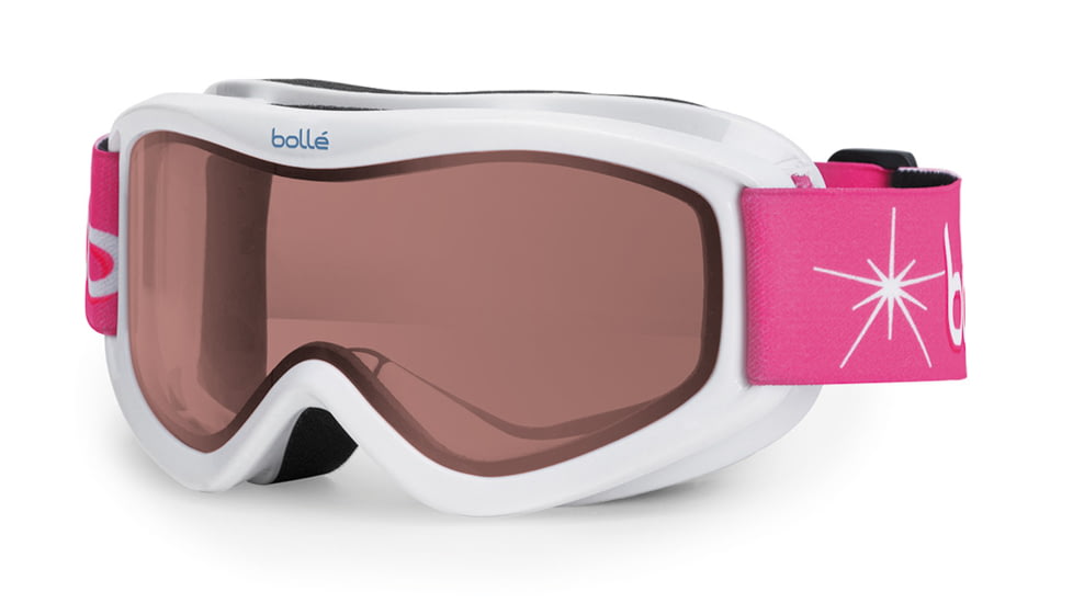 Bolle Amp Kids Ski Goggles - White Night  Frame and Vermillon Lens 21018