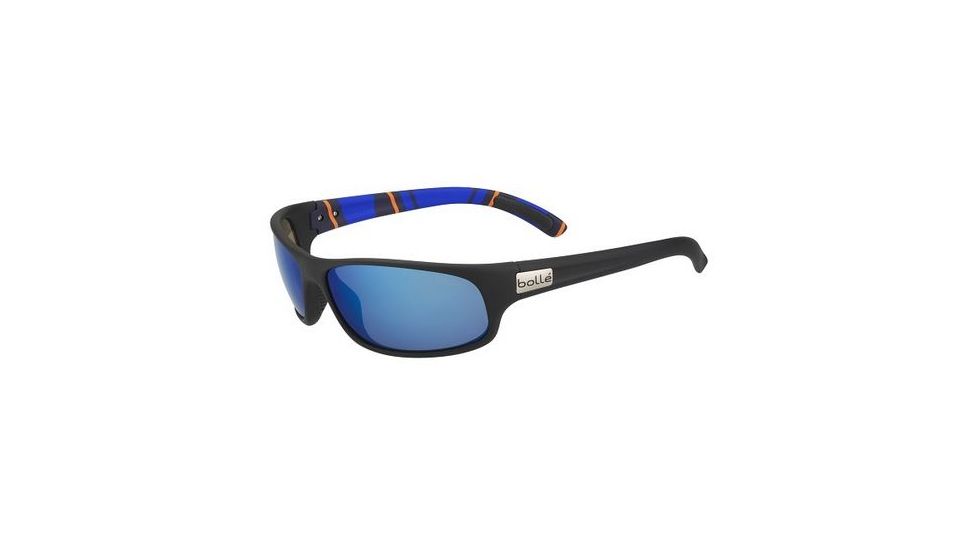 Bolle Anaconda Progressive Prescription Sunglasses, Matte Black Stripe Frame, 21423PR