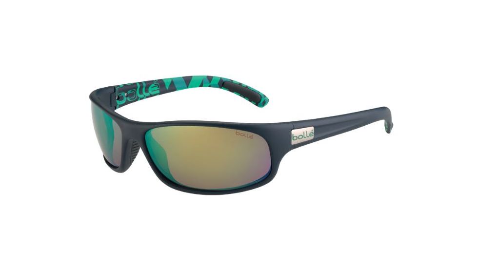 Bolle Anaconda Progressive Prescription Sunglasses, Matte Blue/Green Frame, 12081PR
