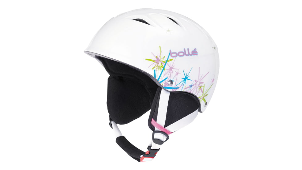 Bolle B-Kid Helmet, Shiny White Stars, 53-57cm 30674