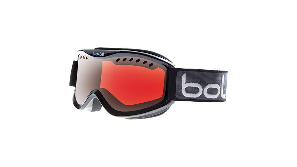 Bolle Carve Goggles, Black Frame, Vermillon Gun Lens 20786