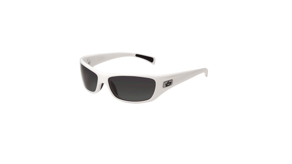 Bolle Copperhead Sun glasses, Shiny White Frame, Polarized TNS Lens 11433