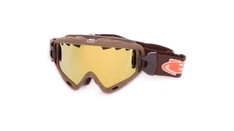 Bolle Cylon Ski Goggles Cocoa/ Citrus Gold