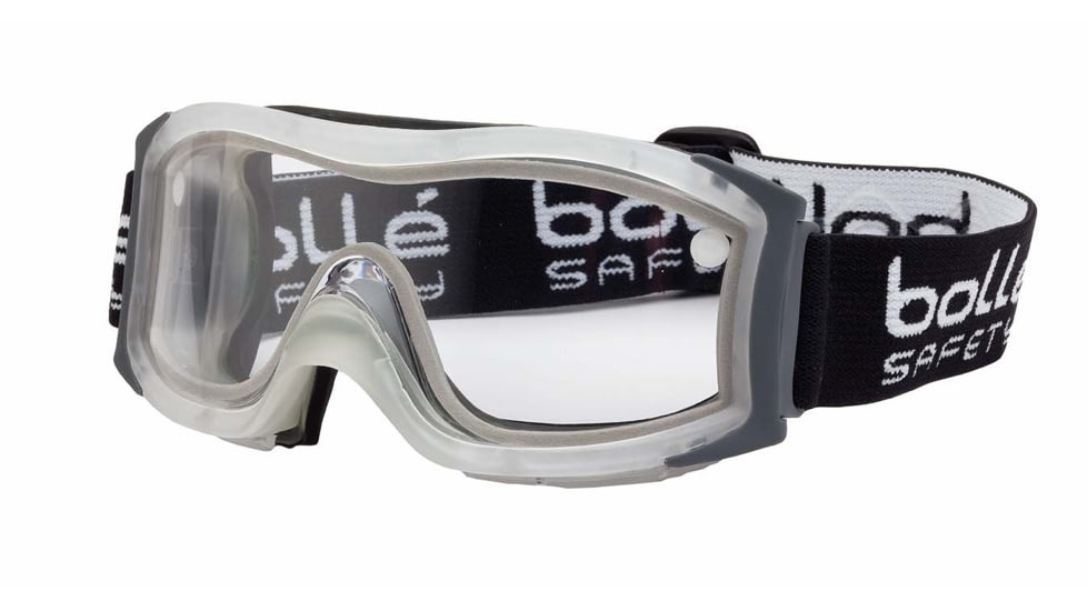 Bolle Vapour Duo Safety Goggle, Black Frame, Double Clear Lens, 40097
