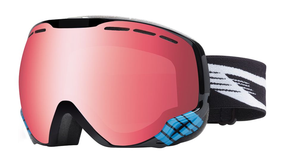 Bolle Emperor Ski/Snowboard Goggles - Black Eagle  Frame and Vermillon Gun Lens 20934