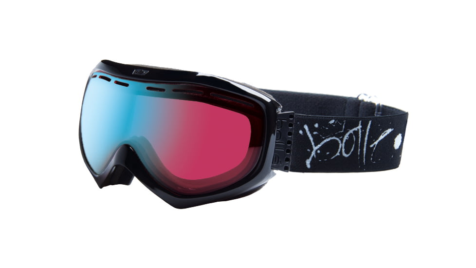 Bolle 20737 Quasar Goggles - Black Graffiti Mod Vermillion Blue