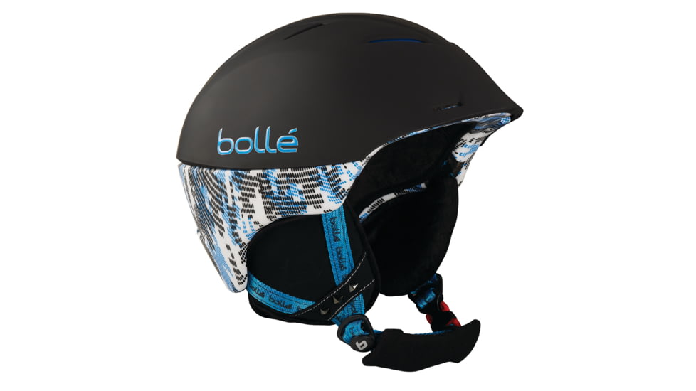 Bolle Helmet, Synergy Soft Black and Blue for 54-58cm Goggle 30505