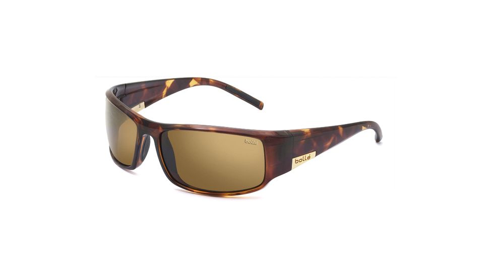 Bolle King Sunglasses, Dark Tortoise Frame, TLB Dark Lens 11000