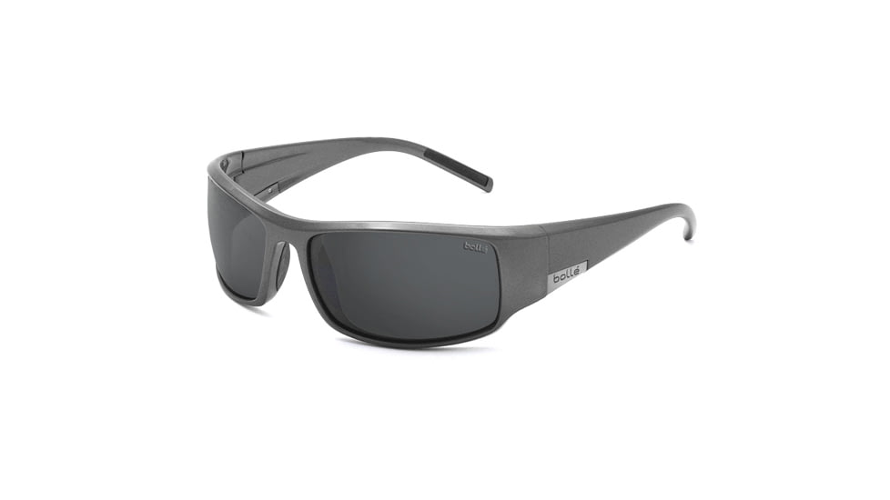 Bolle King Sunglasses, Plating Gunmetal Frame, Polarized TNS Lens
