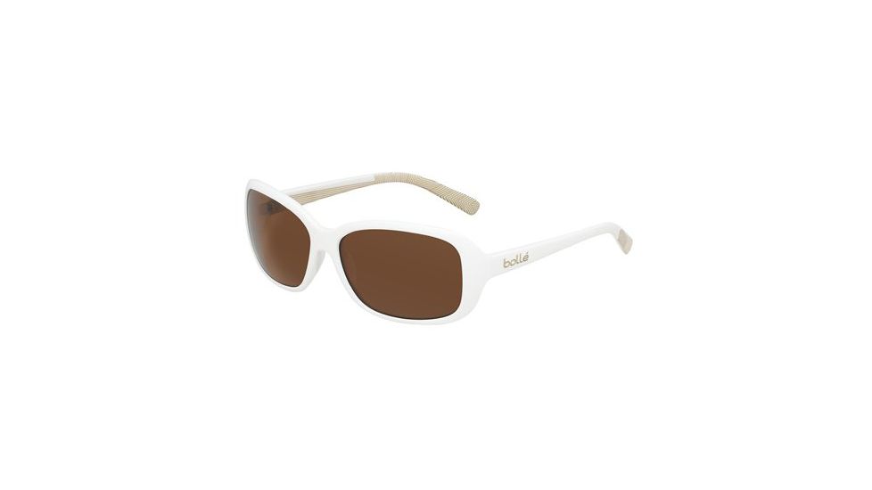 Bolle Molly Single Vision Prescription Sunglasses - Shiny White/Sand Frame 11691RX