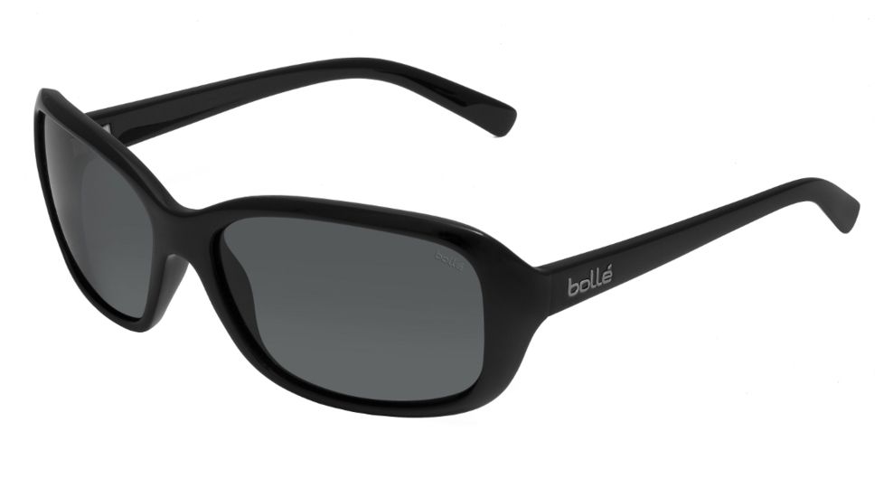 Bolle Molly Single Vision Prescription Sunglasses, Shiny Black Frame-11511SV