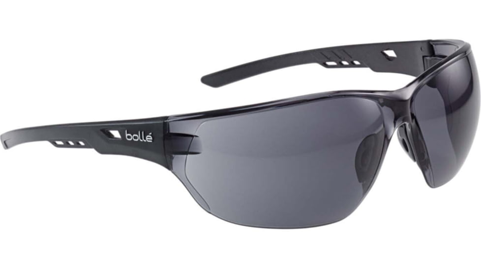 Bolle Ness+ Safety Spectacles Pc Clear Platinum Pc Tpr Rimless - NESSPSF