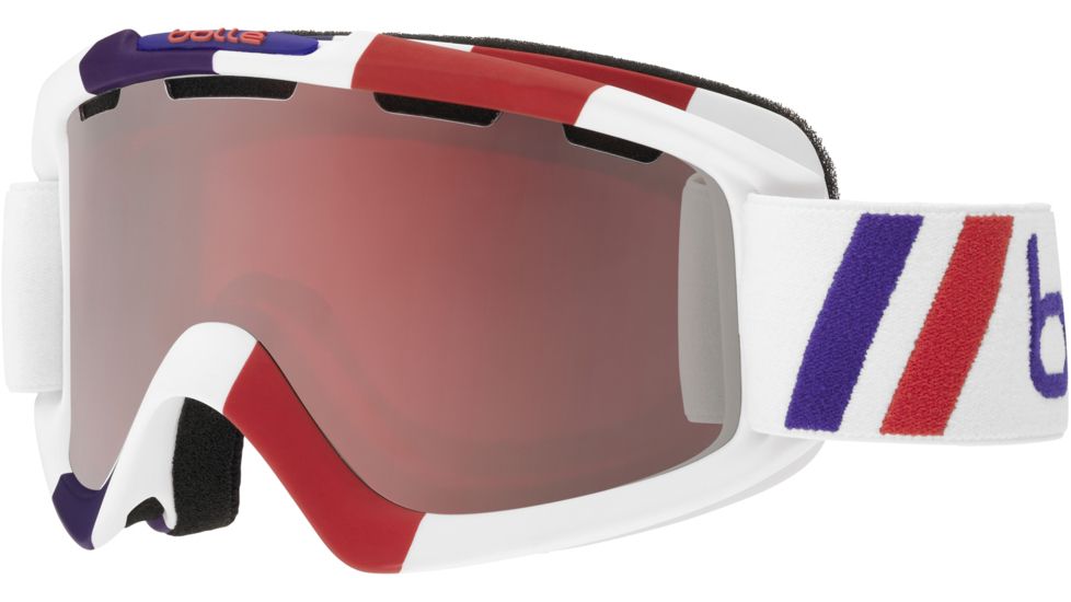 Bolle Nova Limited Edition Goggles - Matte France Frame and Vermillon Gun Lens 21030