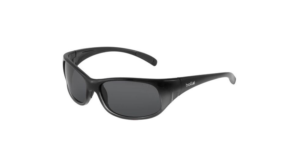 Bolle Recoil Jr Kids Sunglasses, Black Gray Fade Frame