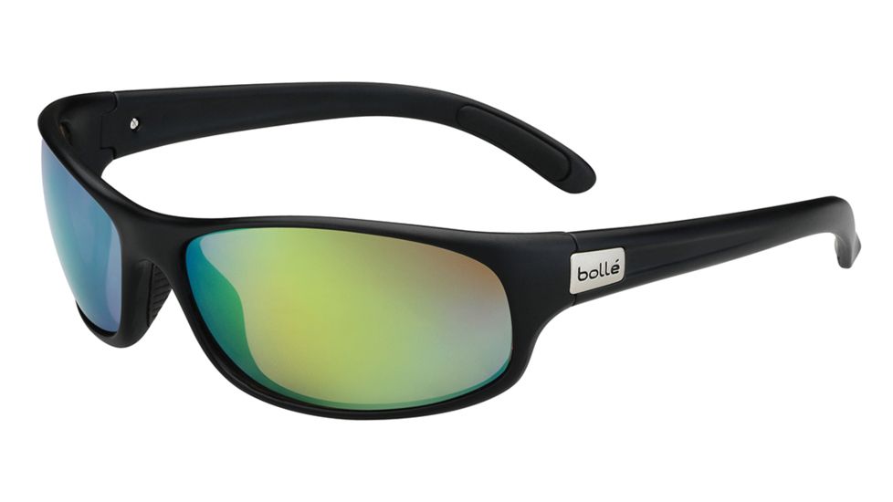 Bolle Recoil Single Vision Prescription Sunglasses, Matte Black Frame-11809SV