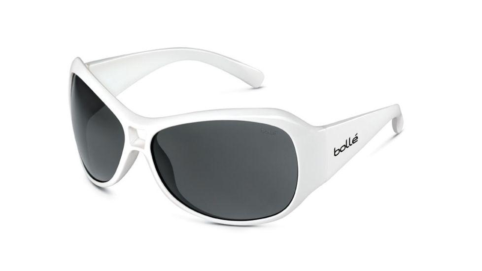 Bolle Sarah Single Vision Prescription Sunglasses, Shiny White Frame-11124SV