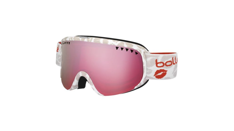 Bolle Scarlett Ski/Snowboard Goggles,Shiny Kiss Kiss Frame,Vermillon Gun Lens 21327