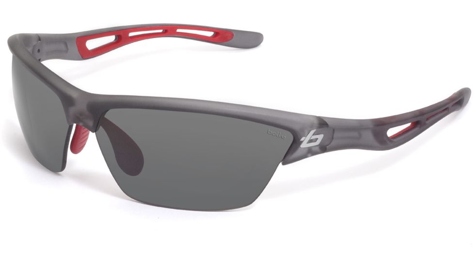 Bolle Tempest Single Vision Sunglasses, Satin Crystal Gray Frame 11484