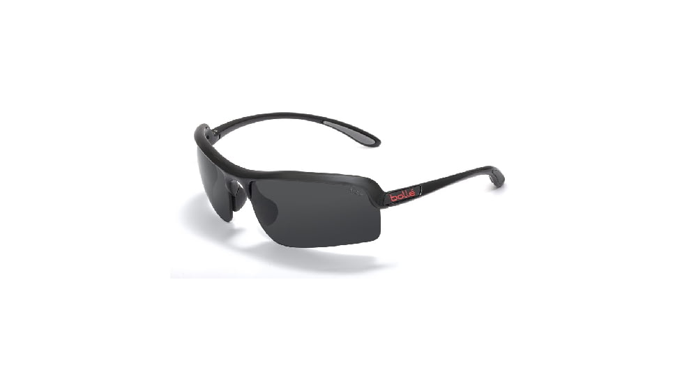 Bolle Vitesse Sunglasses, Shiny Black Frame, Polarized TNS Lenses, 11251