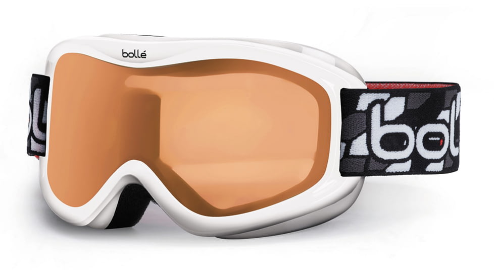 Bolle Volt Kids Ski Goggles - White Stars Frame and Citrus Lens 20999