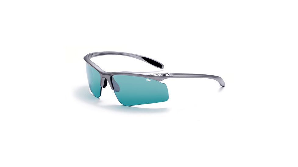 Bolle Warrant Interchangeable Lens Sunglasses, Plating Titanium Frame, Competivision Gun + Polarized TNS Lens 10751