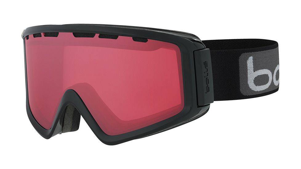 Bolle Z5 OTG Goggles, Shiny Black Frame, Vermillon Gun Lens, 21500