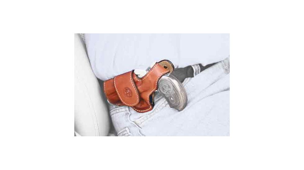 Bond Arms Driving Holster Lh Thumbsnap Leather Tan