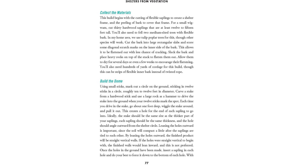 Books Guide to Survival Shelters