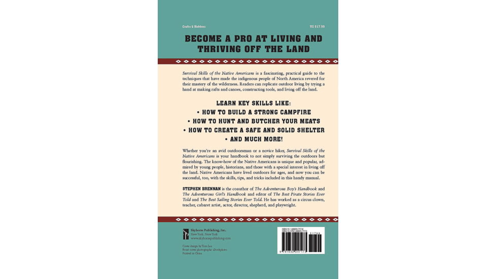 Books Natve American Survival Skills by Stephen Brennan, 978-1-63220-717-3