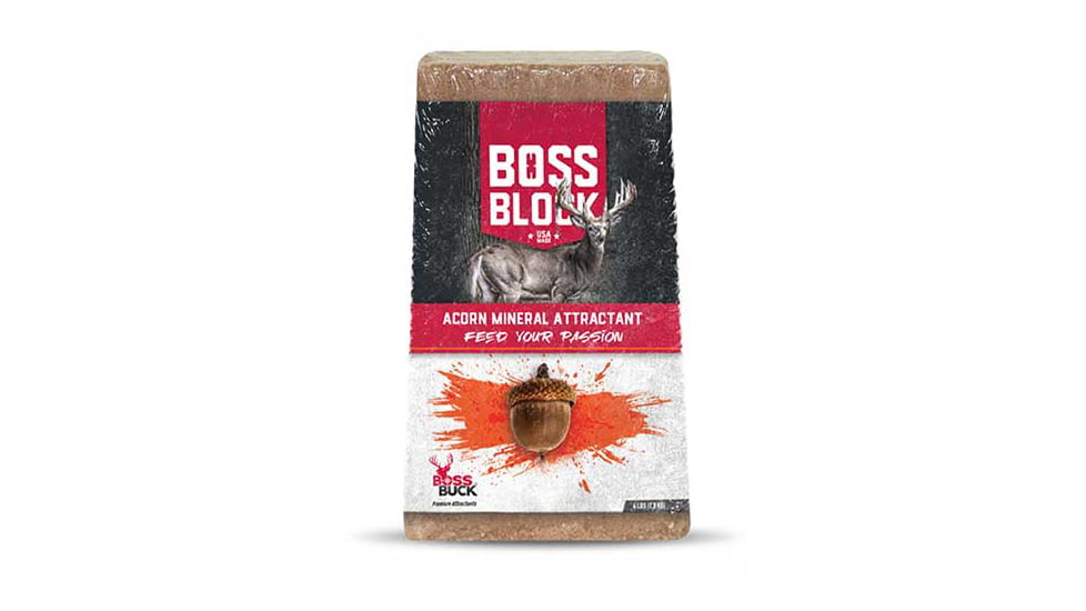 Boss Buck Block - Acorn Mineral Attractant Block - 4lbs, BB-BLOCK-ACRN