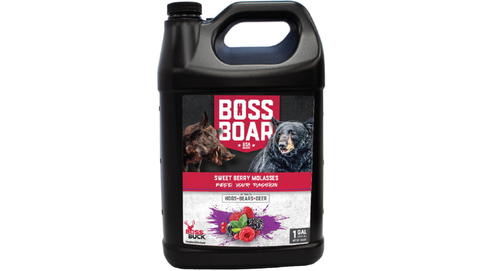 Boss Buck Boar Sauce - Sweet Berry Molasses Attractant, 1 Gallon, BB-SAUCE-BOAR