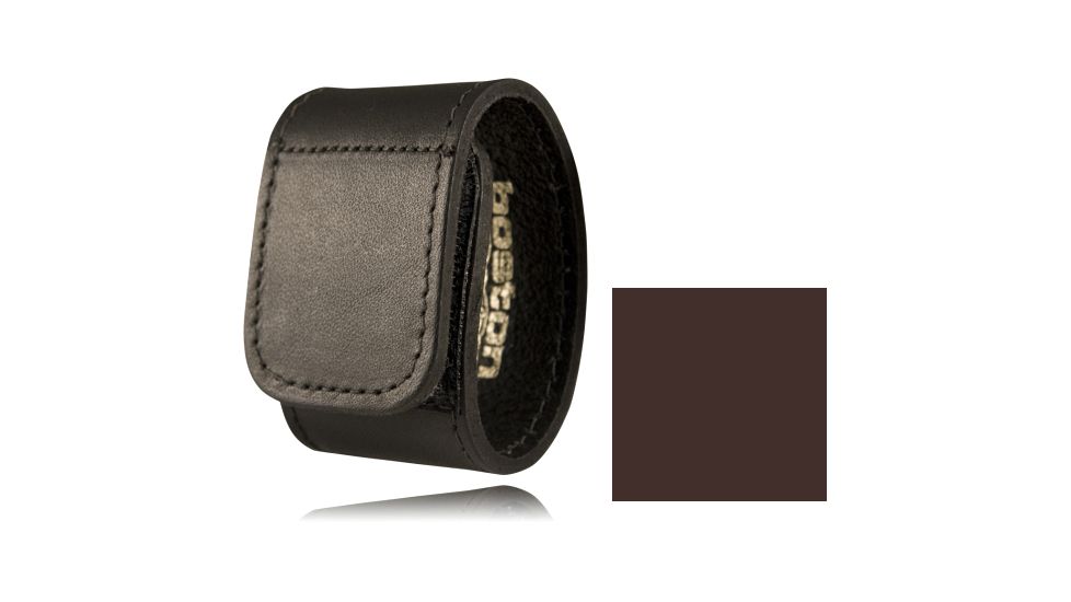 Boston Leather 1 3/4 Double Wide Belt Keeper, Hook And Loop, Brown - 5497-BRN-1