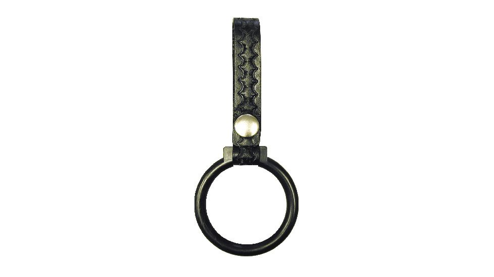 Boston Leather D Cell Lite Ring 2in Black Snap - 5545-3-BLK