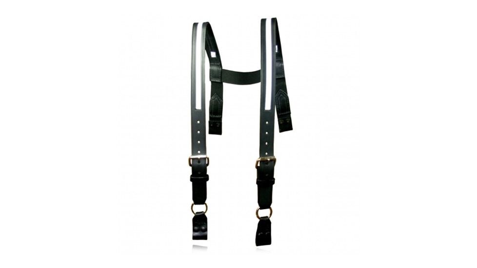 Firefighterâ€™S H-Back Suspenders, Loop Attachment, 1/2â€ Reflective Ribbon, 3â€ Longer