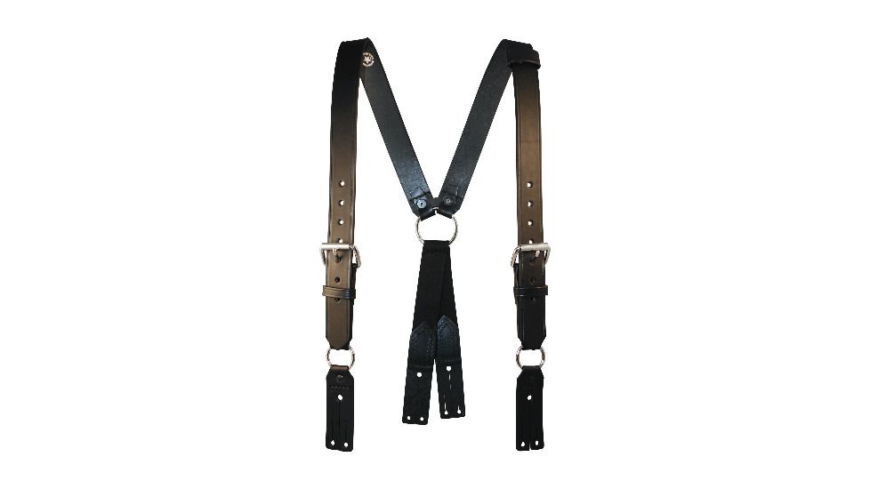 Boston Leather Fireman Leather Suspenderrefle - 9175R-1