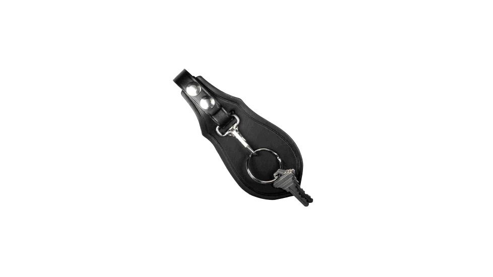 Boston Leather Key Loop With Flap-hg, Nickel - 5448-2-N