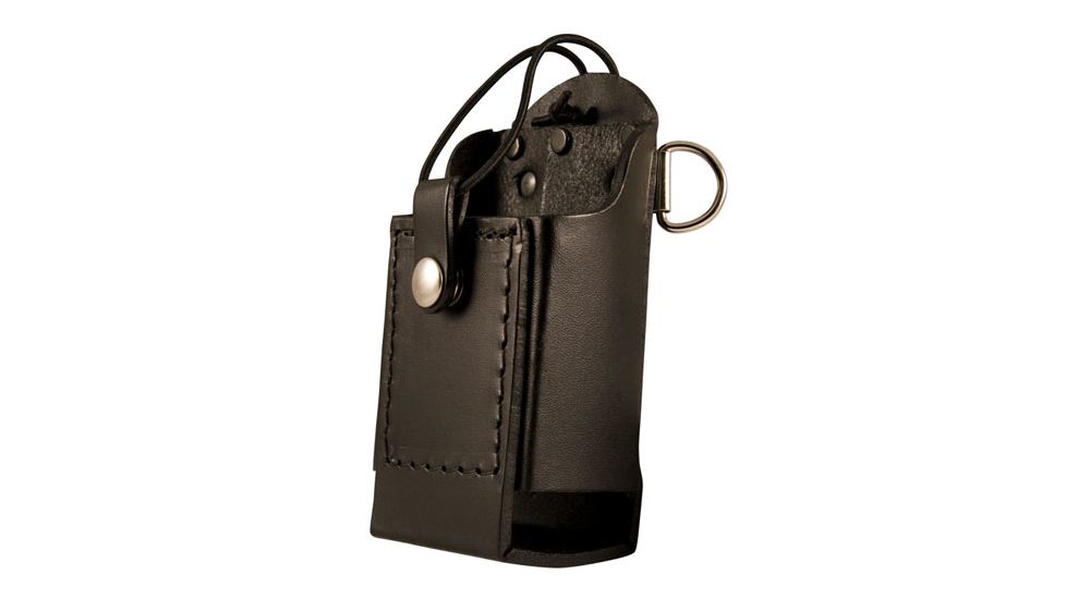 Boston Leather Radio Holder W/ D Rings - 5481RC-1-EBCORD