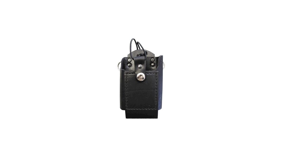 Boston Leather Radio Holder With D Rings - 5481S-2-E