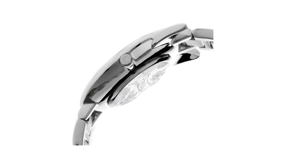 Boum BM3201 Miaou Ladies Watch 38mm, Silver Case, Silver Metal Band BOUBM3201