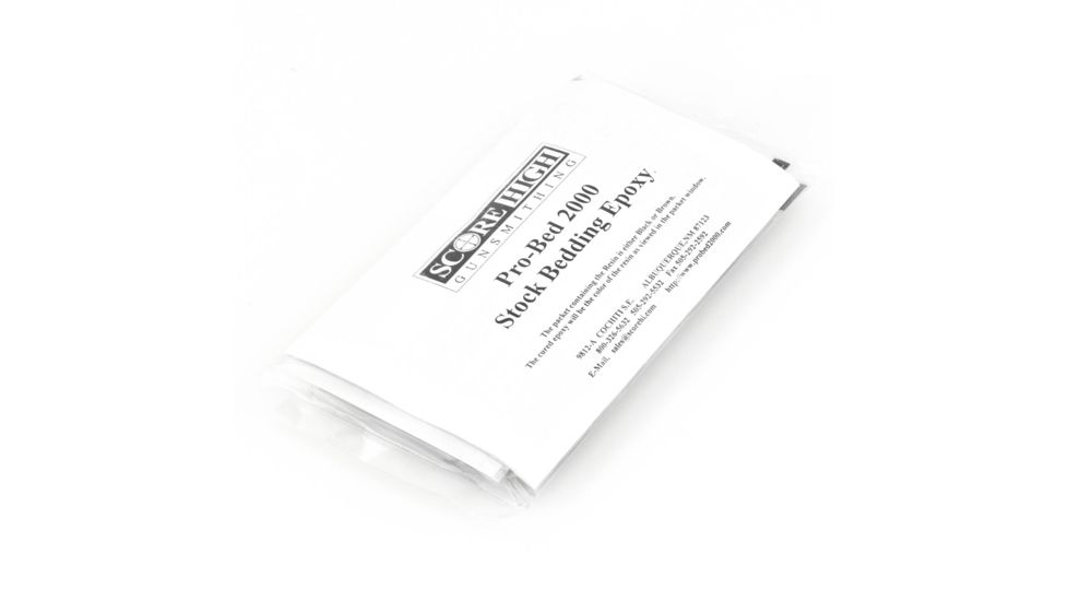 Boyds Hardwood Gunstocks Pro-Bedding Packet 2000 epoxy compound, Black, Packet, 1000718