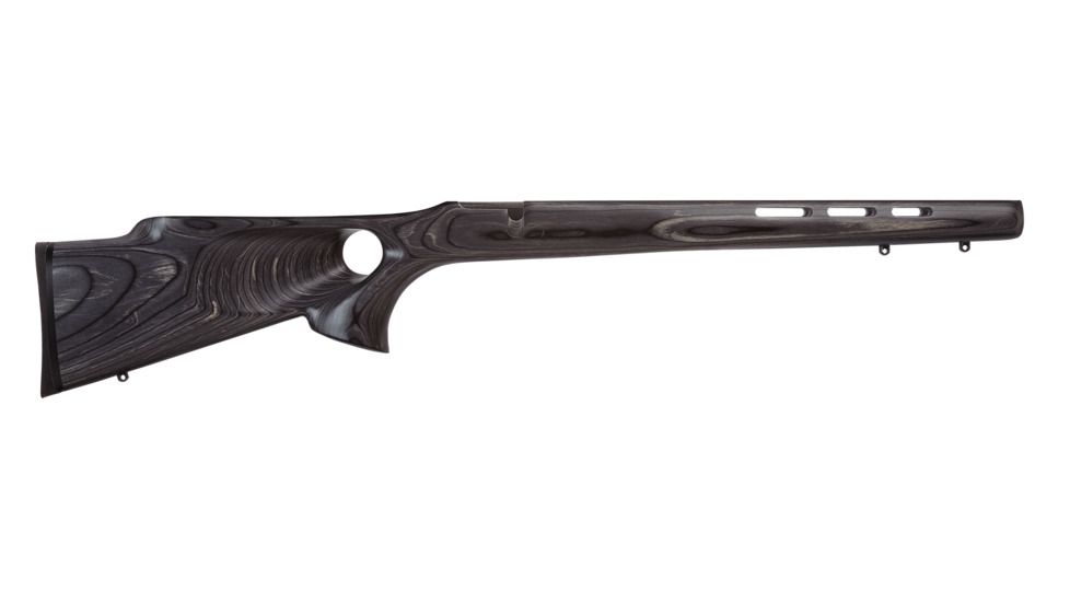 Boyds Hardwood Gunstocks Rimfire Varmint Thumbhole Savage 93E MKII Bull Barrel Channel Stock Pepper Laminate Finished, 437261Y1C112