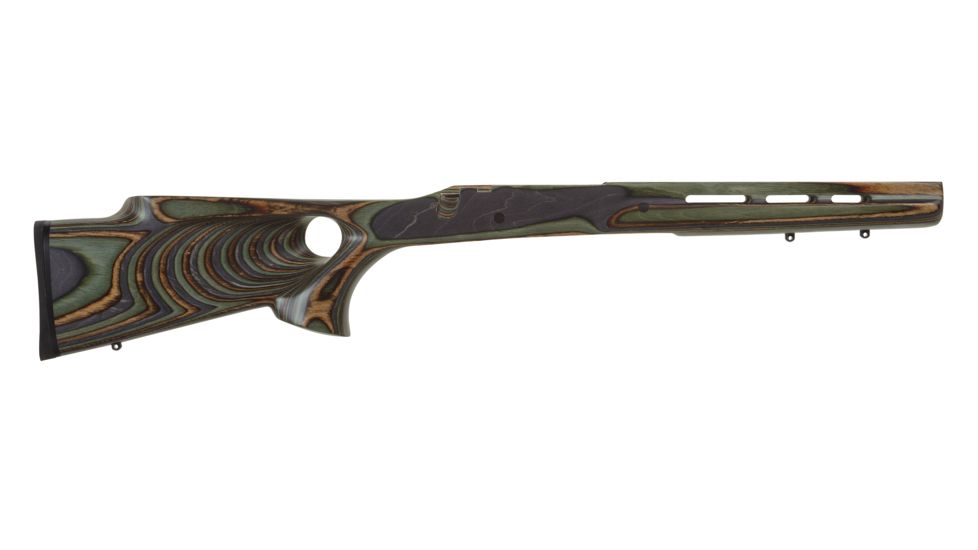 Boyds Hardwood Gunstocks Varmint Thumbhole Ruger Mini 30 Stock Forest Camo, 3ZB98521L110