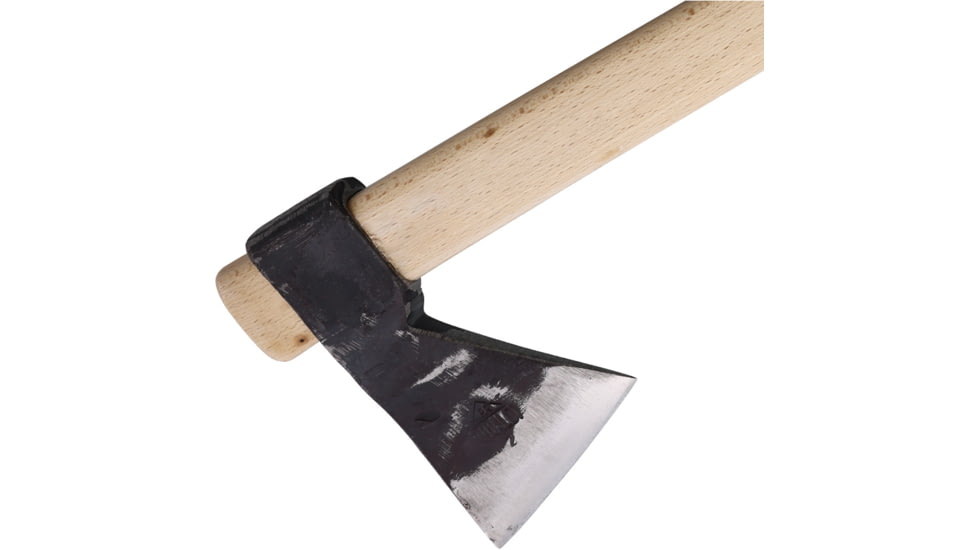BR Rinaldi Calabria Axe, 31in Overall, 7in Spring Steel Axe Head w/ 4.25in Cutting Edge, Wood Handle, 700g Head, 330N2M