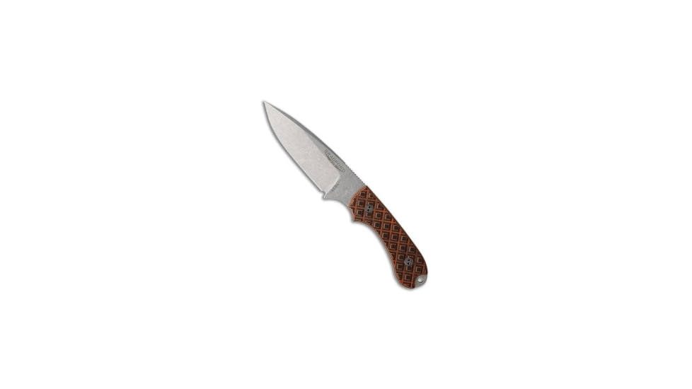 Bradford Bradford Guardian 3.2 Fixed Blade Knife Tiger Stripe G-10 3.5" Stonewash, Black/Orange, AEB-L, adult, BHQ-217178