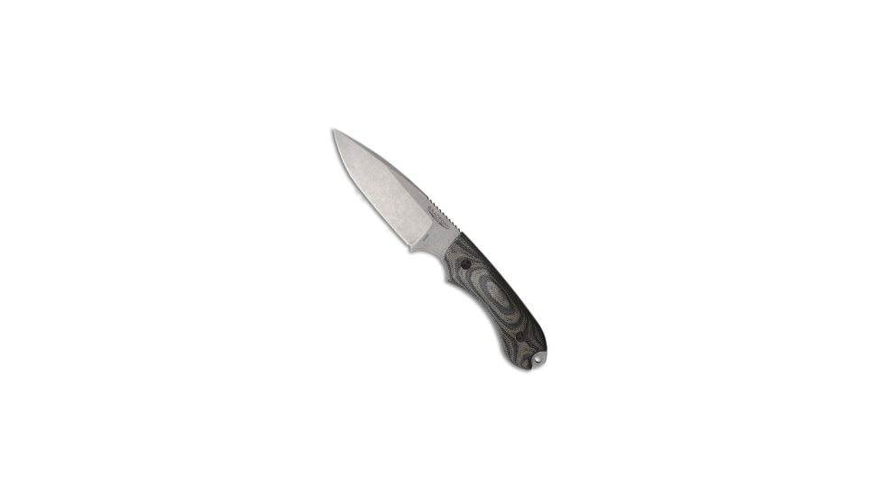 Bradford Bradford Guardian 4.2 Fixed Blade Knife Green Camo Micarta 4.9" Stonewash, Camo/Green, Bohler N690, adult, BHQ-182986