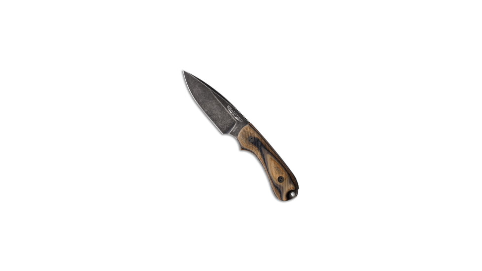 Bradford Bradford Knives Guardian 3 Drop Point Knife 3D G-Wood 3.5" Nimbus AEB-L, Black/Wood, AEB-L, adult, BHQ-142285