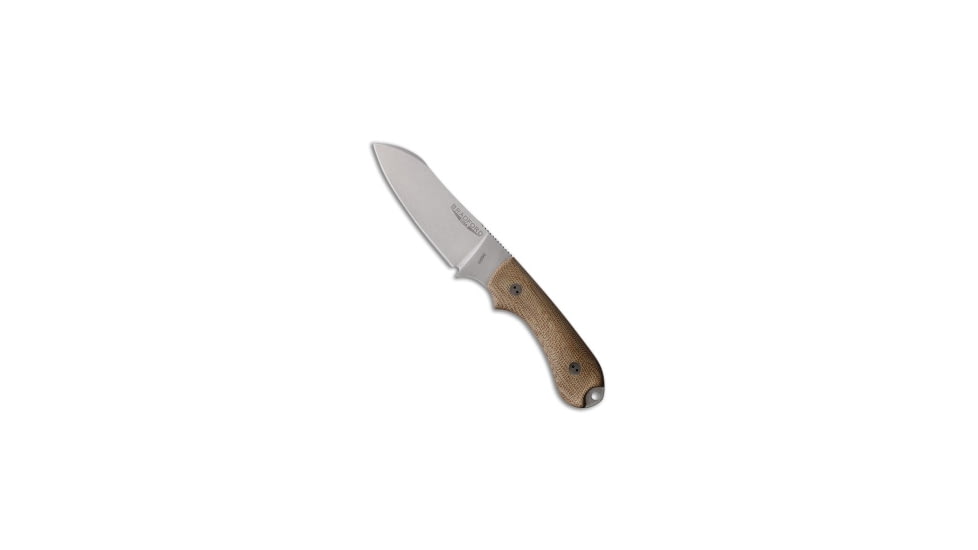 Bradford Bradford Knives Guardian3 Fixed Blade Natural Micarta 3.50" Stonewash, Natural, Bohler N690, adult, BHQ-202174